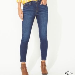 NWT Nautica stretch mid rise skinny jeans size 26